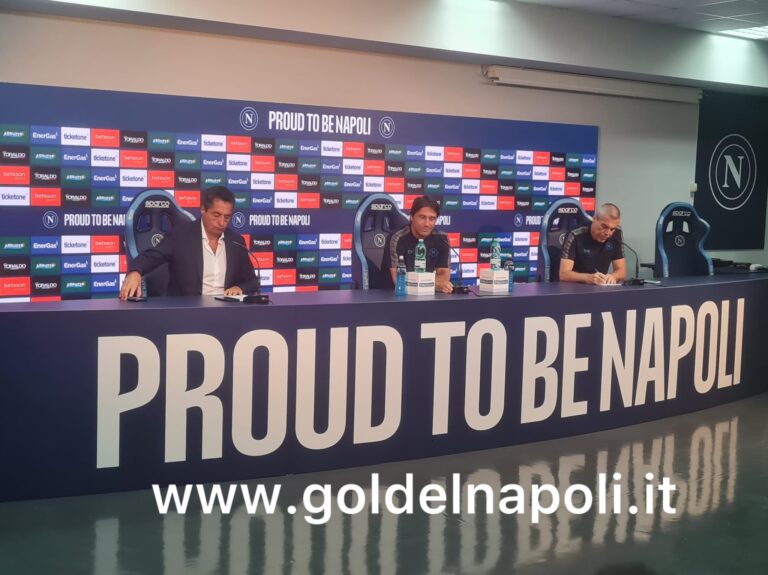 CONFERENZA STAMPA LIVE – Conte: “Questo gruppo mi da tutto”