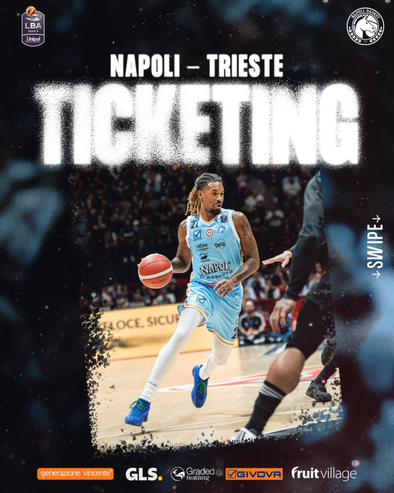 Napoli Basket, in vendita i biglietti per la partita contro il Trieste