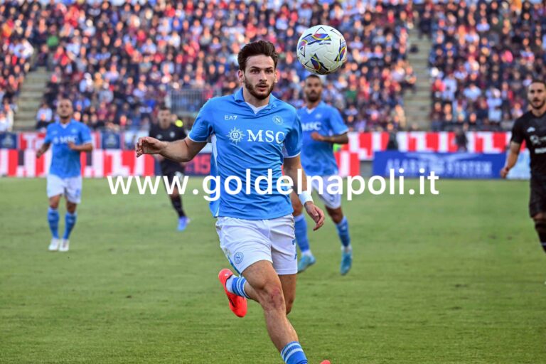 Napoli-Monza, il radoppio è di Kvara