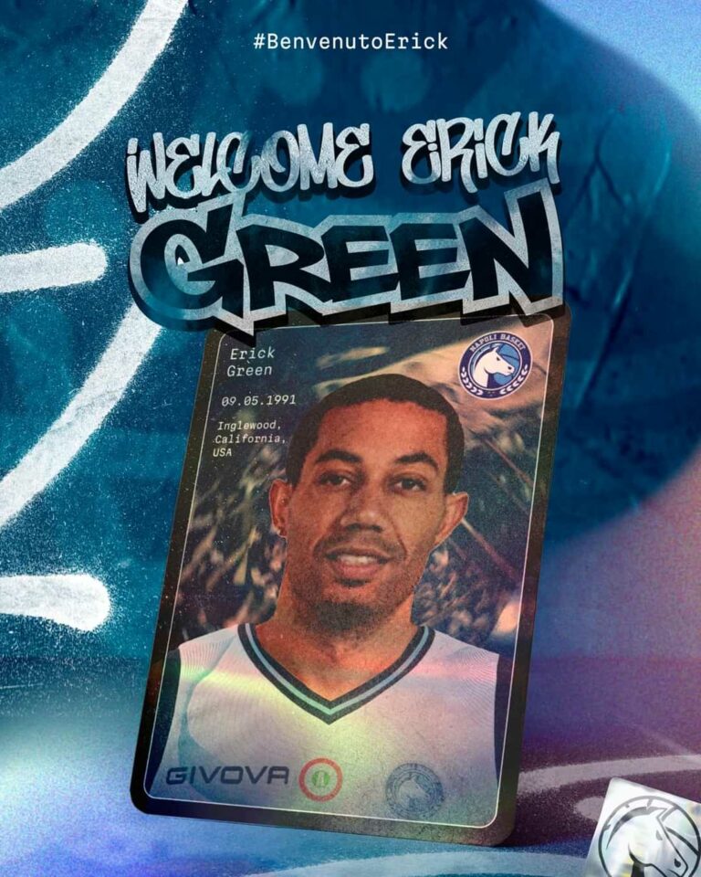 Napoli Basket riparte da Erik Green