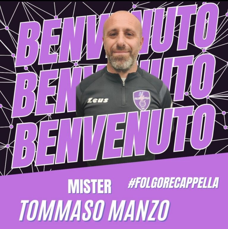 Ufficiale: Manzo è il nuovo allenatore della Folgore Cappella Calcio