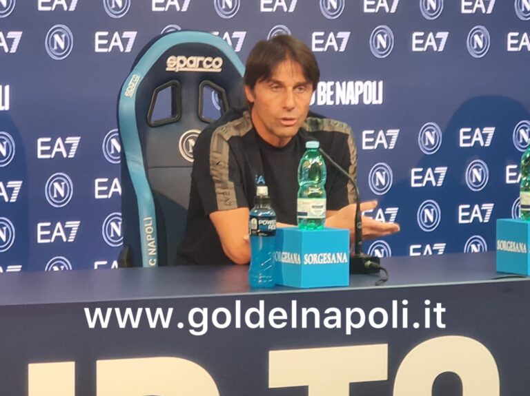 VIDEO- La conferenza stampa di Conte pre Torino-Napoli