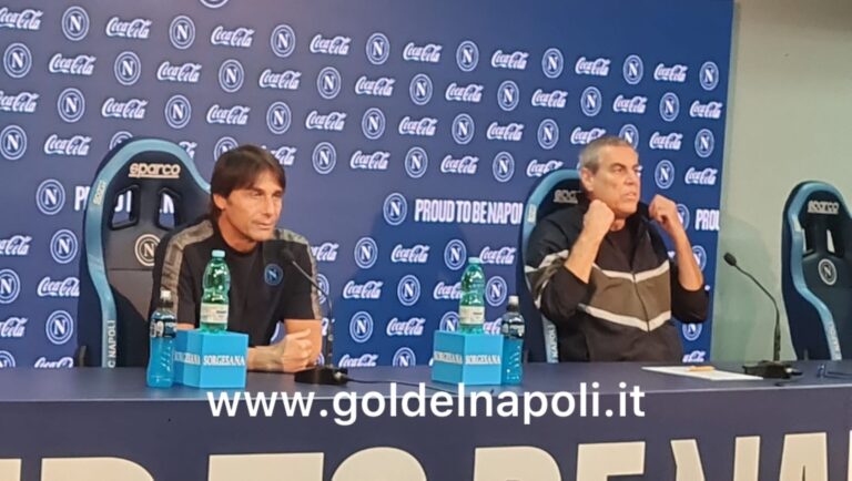 VIDEO – La conferenza stampa di Conte prima di Napoli-Roma