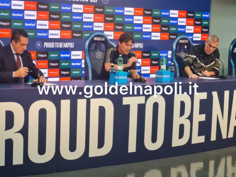 VIDEO- La conferenza stampa di Conte prima di Lazio-Napoli