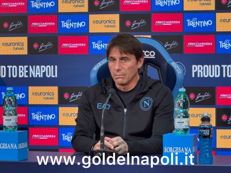 Verso Napoli-Juventus, domani Conte in conferenza