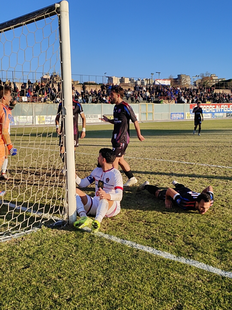 Pompei beffato a Paternò: decide un gol all’85’ di Puglisi