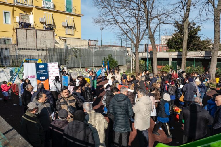 Napoli Basket, tappa a Chiaiano del progetto “Un Canestro di Sorrisi”