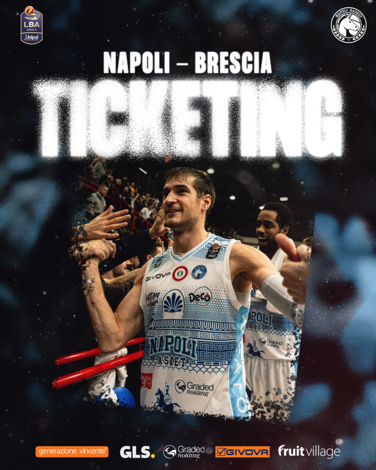 Napoli Basket, in vendita i biglietti per la partita contro Brescia