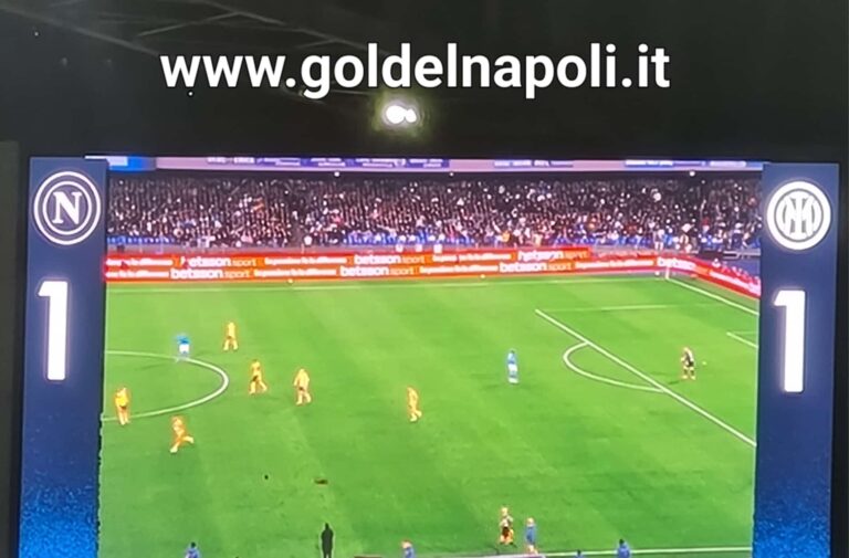 Napoli-Inter 1-1, pari con carattere!